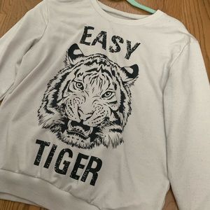 EASY TIGER graphic. Size small